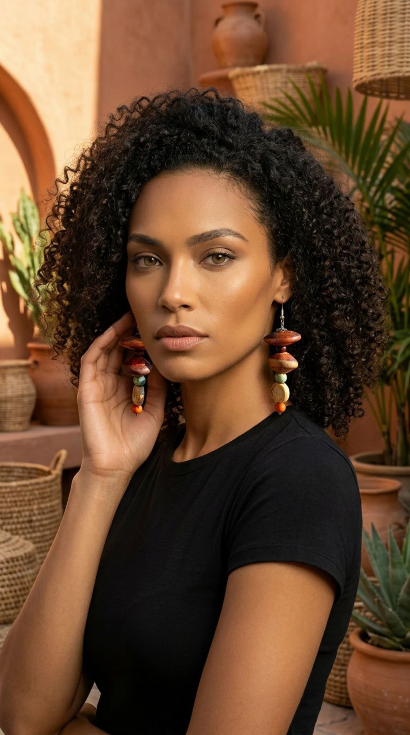 Boucle d oreille fait main